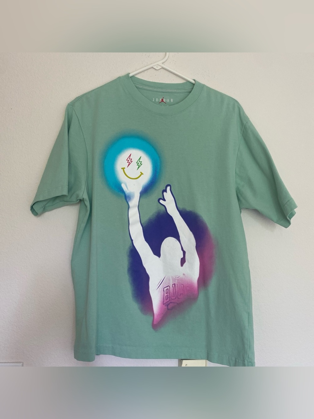 Nike Air Jordan x J Balvin Enamel Green TShirt Mens Sz Small